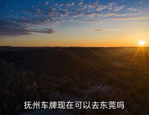 撫州回東莞要開證明嗎，撫州車牌現(xiàn)在可以去東莞嗎