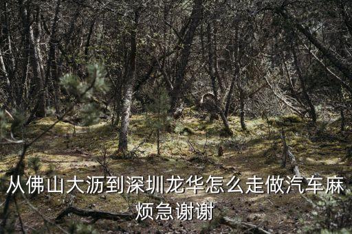 深圳龍華到佛山大瀝有多遠，在深圳龍華去佛山大瀝車站遠嗎需要多少個鐘