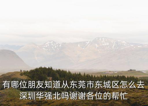 東莞開車去華強北，請問從東莞的南城總站到深圳華強北需要多久車費是多少是走廣深