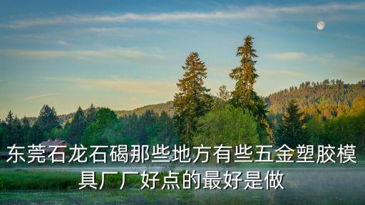 東莞市石龍通藝模具廠，東莞形象大使黃任鋒在哪工作 要很具體具體到什么路