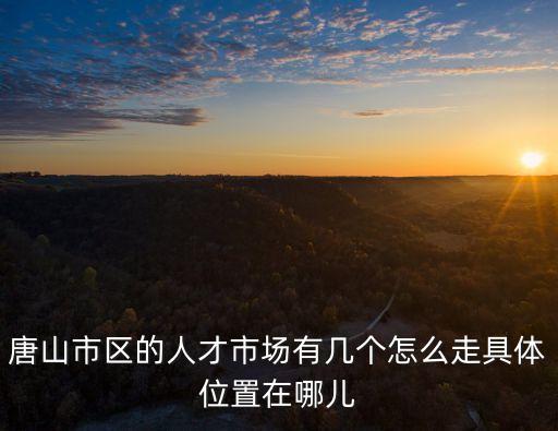 唐山東莞人才集聚，唐山一共有幾個人才市場都在哪去人在市場招人需要啥東西都