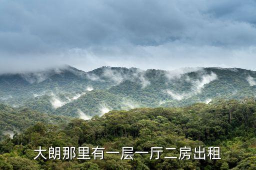 東莞大朗求富路個(gè)人房屋出租，大朗那里有一層一廳二房出租