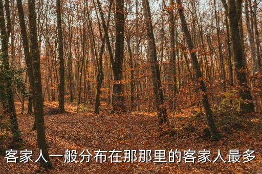 客家人一般分布在那那里的客家人最多