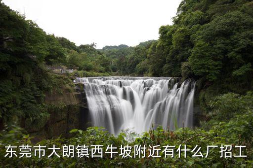 東莞市大朗鎮西牛坡附近有什么廠招工