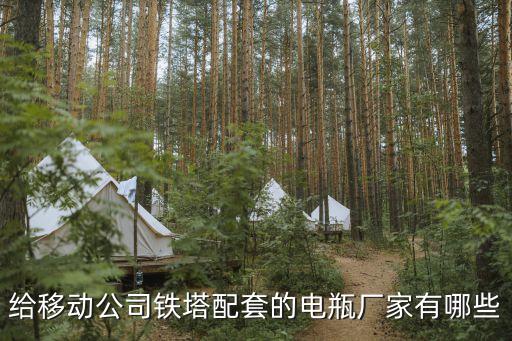 給移動公司鐵塔配套的電瓶廠家有哪些