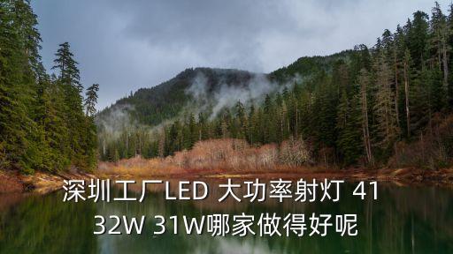 深圳工廠LED 大功率射燈 41 32W 31W哪家做得好呢
