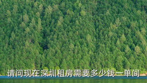 請問現(xiàn)在深圳租房需要多少錢一單間