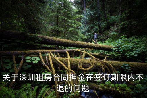 深圳租房不滿期限押金，深圳租房合同上寫未住滿6個(gè)月不得退壓金合同滿6個(gè)月后自動(dòng)