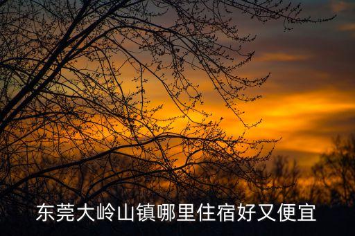 東莞大嶺山小區(qū)排名，東莞莞城好的小區(qū)有哪些