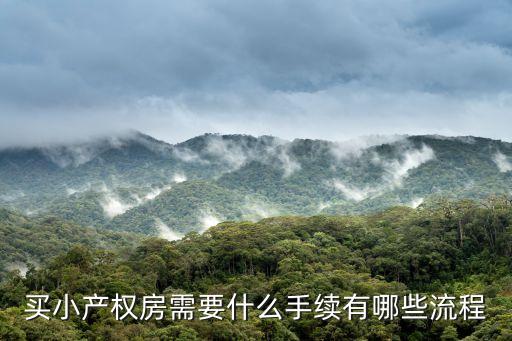 買小產權房需要什么手續有哪些流程