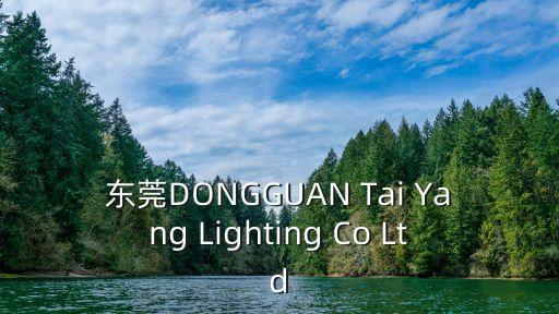 東莞DONGGUAN Tai Yang Lighting Co Ltd