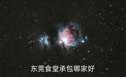 東莞食堂承包哪家好