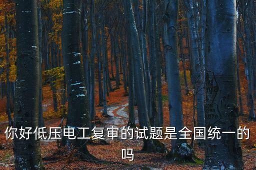 東莞電工復審是不是統一題目考試，電工上崗證復審要考試的嗎