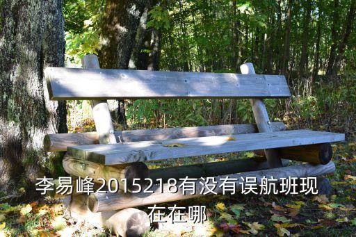 李易峰2015218有沒有誤航班現(xiàn)在在哪
