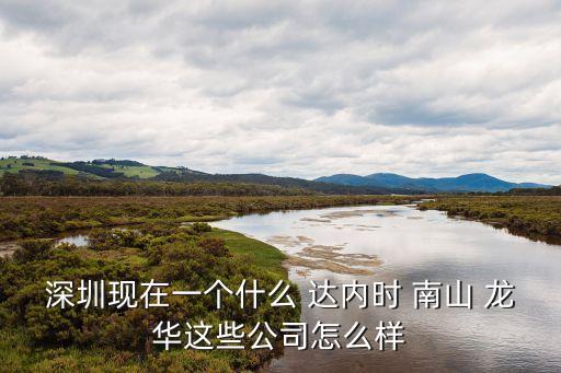 深圳現在一個什么 達內時 南山 龍華這些公司怎么樣