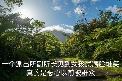 深圳蓮花派出所副所長，派出所副所長經(jīng)商屬于違法
