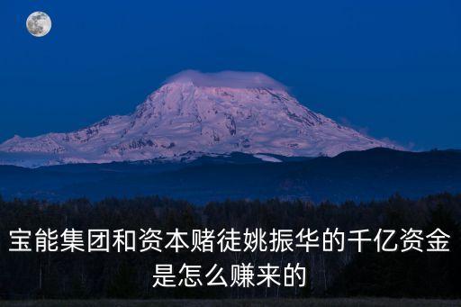 寶能集團(tuán)和資本賭徒姚振華的千億資金是怎么賺來(lái)的