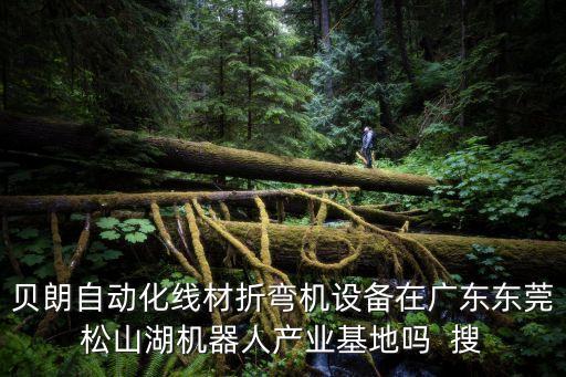 東莞裝備產業，貝朗自動化線材折彎機設備在廣東東莞松山湖機器人產業基地嗎  搜