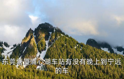 東莞塘廈到寧遠(yuǎn)汽車時(shí)刻表，在東莞長(zhǎng)安坐車到湖南寧遠(yuǎn)幾點(diǎn)的車票價(jià)如何
