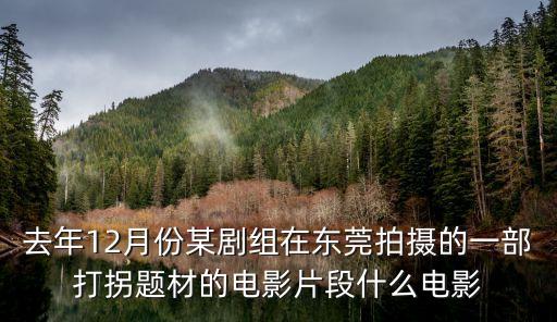 去年12月份某劇組在東莞拍攝的一部打拐題材的電影片段什么電影