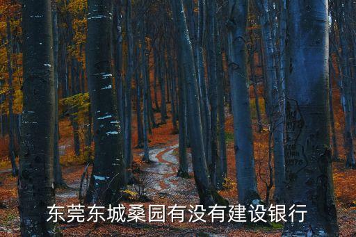 東莞市紅旗建設工程有限公司，東莞東城桑園有沒有建設銀行