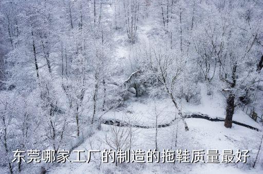 東莞哪家工廠的制造的拖鞋質量最好