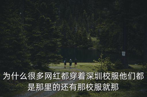 為什么很多網(wǎng)紅都穿著深圳校服他們都是那里的還有那校服就那