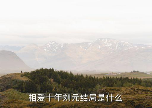 相愛十年劉元結(jié)局是什么
