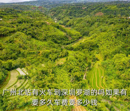 廣州北站到深圳羅湖多少錢，廣州火車站到深圳羅湖高鐵多少錢