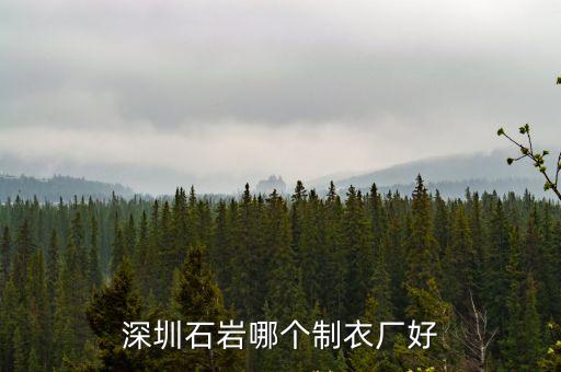 深圳石巖哪個制衣廠好
