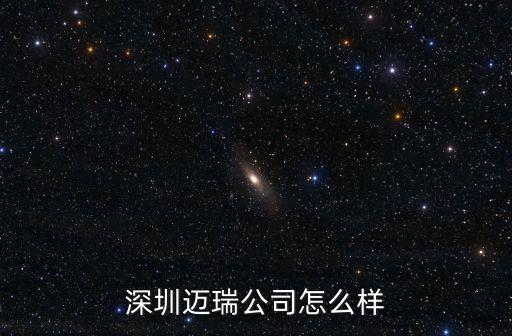 深圳邁瑞公司怎么樣