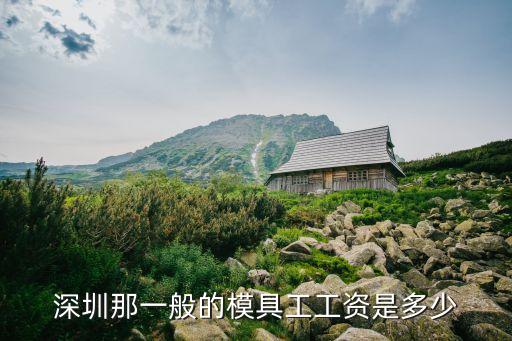 深圳那一般的模具工工資是多少