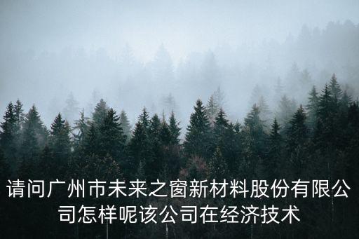 請問廣州市未來之窗新材料股份有限公司怎樣呢該公司在經(jīng)濟(jì)技術(shù)