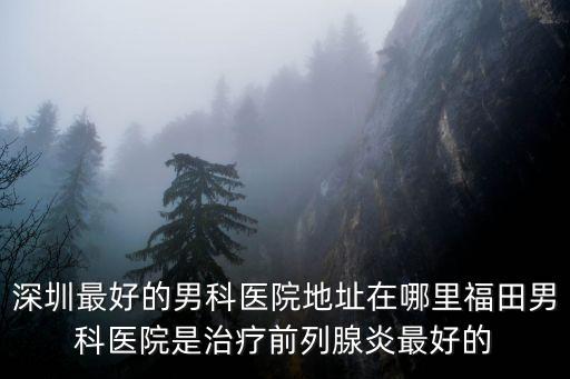 深圳福田男科必去靳其雄，福田的男科醫(yī)院哪家好景田醫(yī)院男科怎么樣
