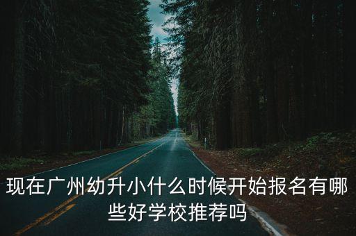 廣州2020年幼升小民校搖號，現在廣州幼升小什么時候開始報名有哪些好學校推薦嗎