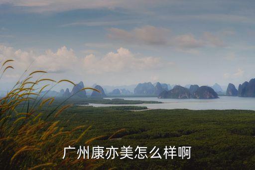 廣州康亦美怎么樣啊