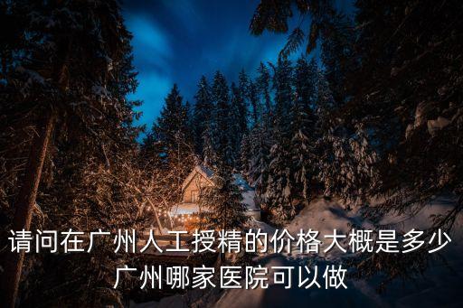 廣州助孕價格，廣州人工授精的費用是多少多少錢貴不貴啊