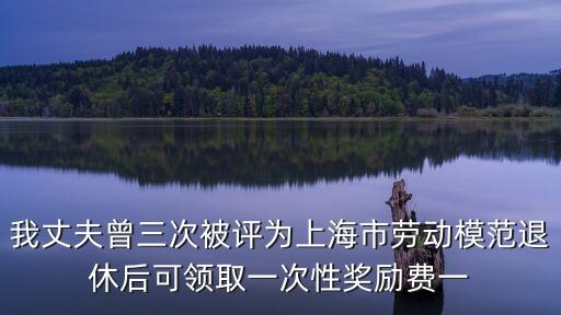 我丈夫曾三次被評為上海市勞動模范退休后可領(lǐng)取一次性獎勵費(fèi)一