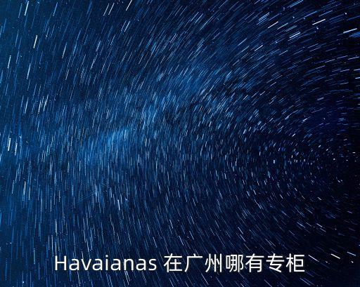 Havaianas 在廣州哪有專柜