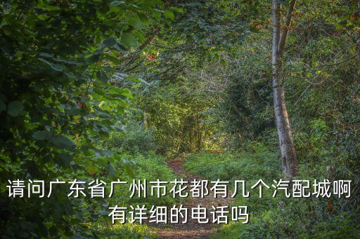 請問廣東省廣州市花都有幾個汽配城啊有詳細的電話嗎