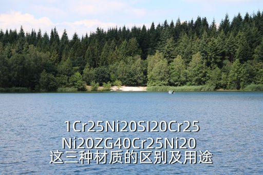 1Cr25Ni20SI20Cr25Ni20ZG40Cr25Ni20 這三種材質的區別及用途