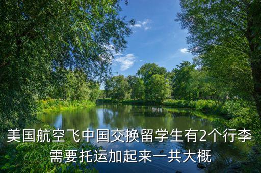 美國留學(xué)生包機(jī)廣州，南航廣州到美國洛杉磯航班 留學(xué)生可以托運(yùn)多少行李