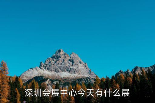 深圳前海會展中心有什么展會，深圳有哪些會展中心