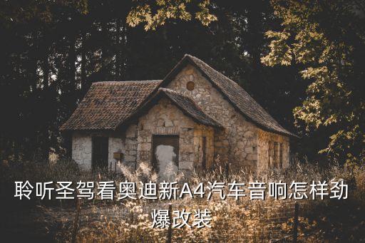 聆聽圣駕看奧迪新A4汽車音響怎樣勁爆改裝