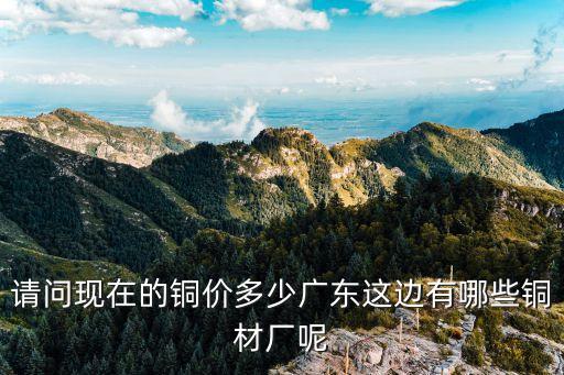 廣州銅業銅材有限公司，最近廣東有哪些銅業企業在招聘