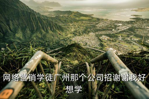 網絡營銷學徒廣州那個公司招謝謝我好想學