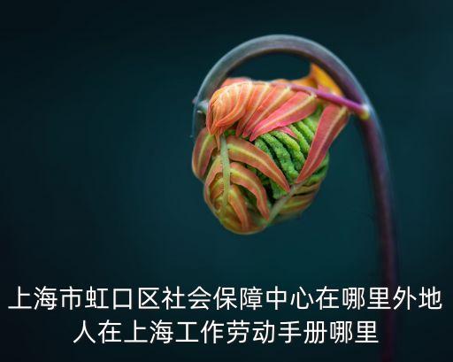 上海市虹口區(qū)社會保障中心在哪里外地人在上海工作勞動手冊哪里