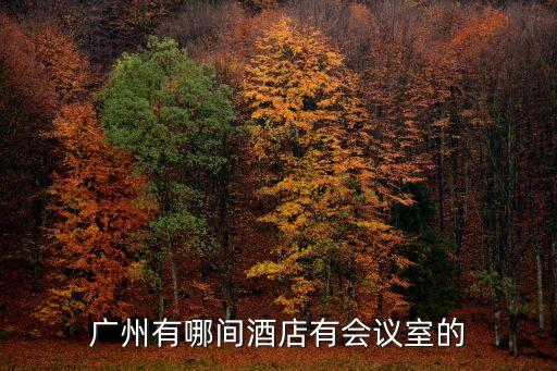廣州萬豪酒店會議廳，廣州有哪間酒店有會議室的