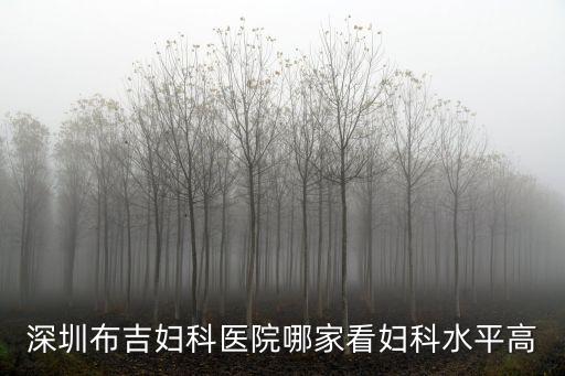 深圳布吉婦科醫院哪家看婦科水平高