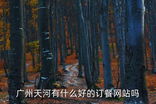 在廣州用什么點外賣，廣州天河有什么好的訂餐網站嗎